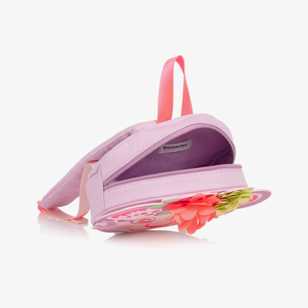Billieblush-Girls Pink & Lilac Cheetah Mini Backpack (20cm) | Childrensalon