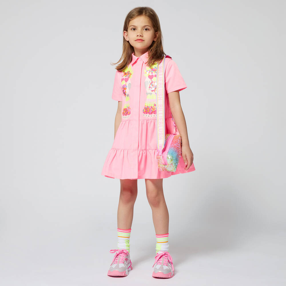 Ensemble Billieblush à Nouer – Imprimé Perroquet, 100% Coton, Taille 3T, Occasion En Très Bon état (2 Pièces)