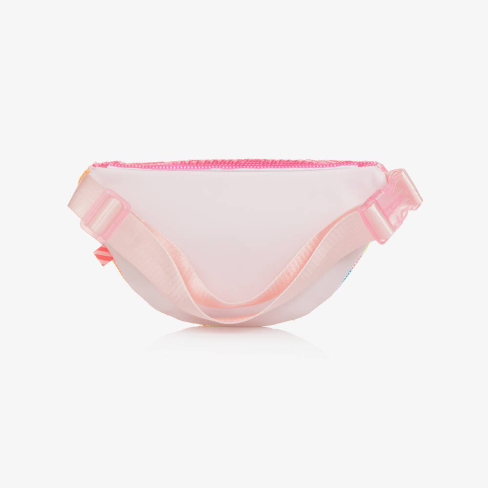 Billieblush-Girls Pink Sequinned Starburst Belt Bag (25cm) | Childrensalon