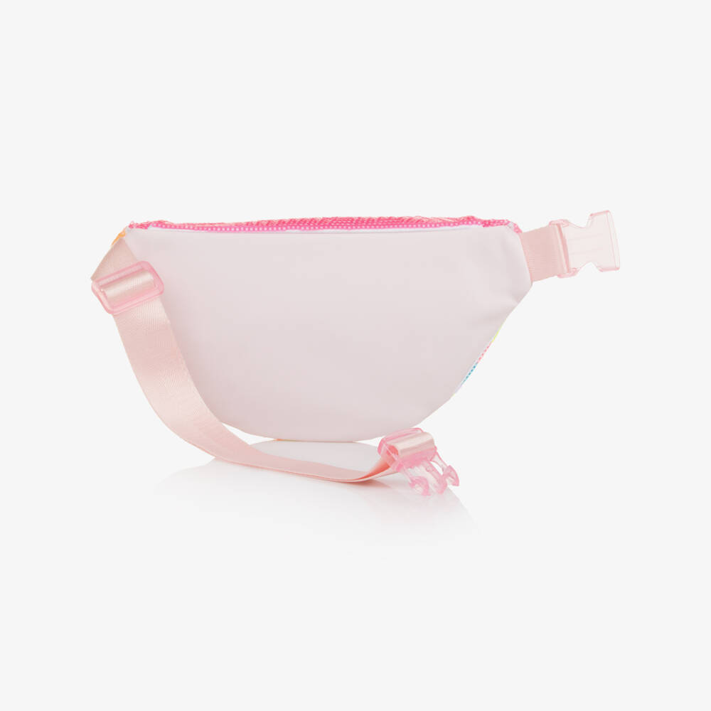 Billieblush-Girls Pink Sequinned Starburst Belt Bag (25cm) | Childrensalon
