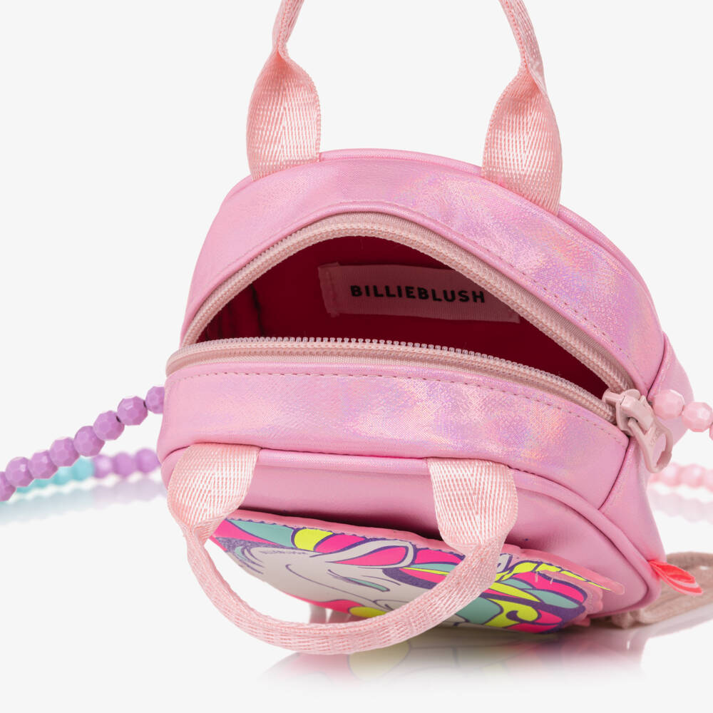 Billieblush-Girls Pink Unicorn Handbag (15cm) | Childrensalon