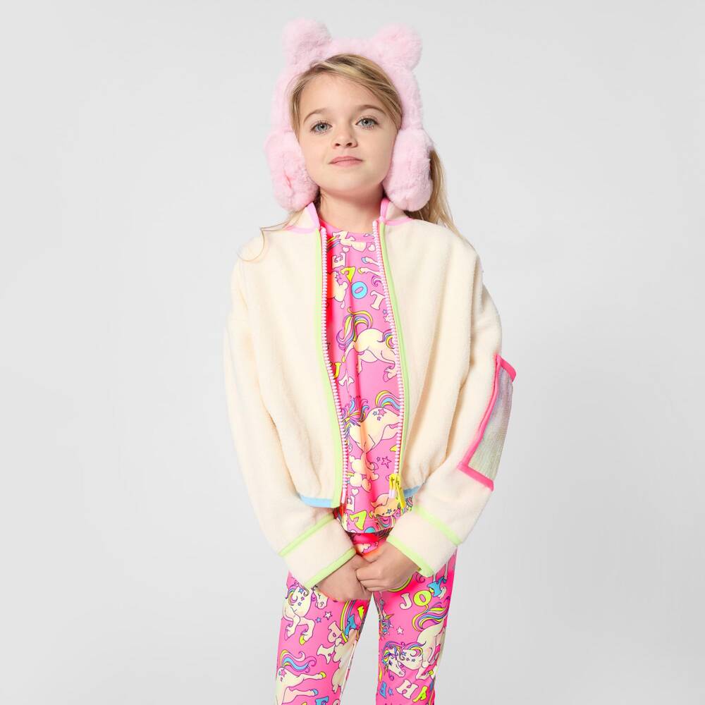 Billieblush-Girls Pink Unicorn Print Base Layer Top | Childrensalon
