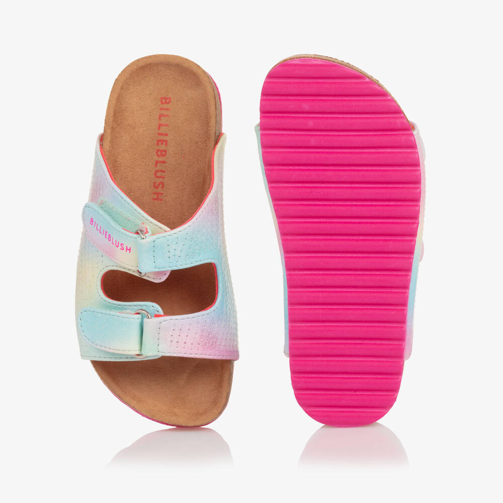 Billieblush-صندل سلايد مزين بالترتر لون أزرق فاتح للبنات | Childrensalon