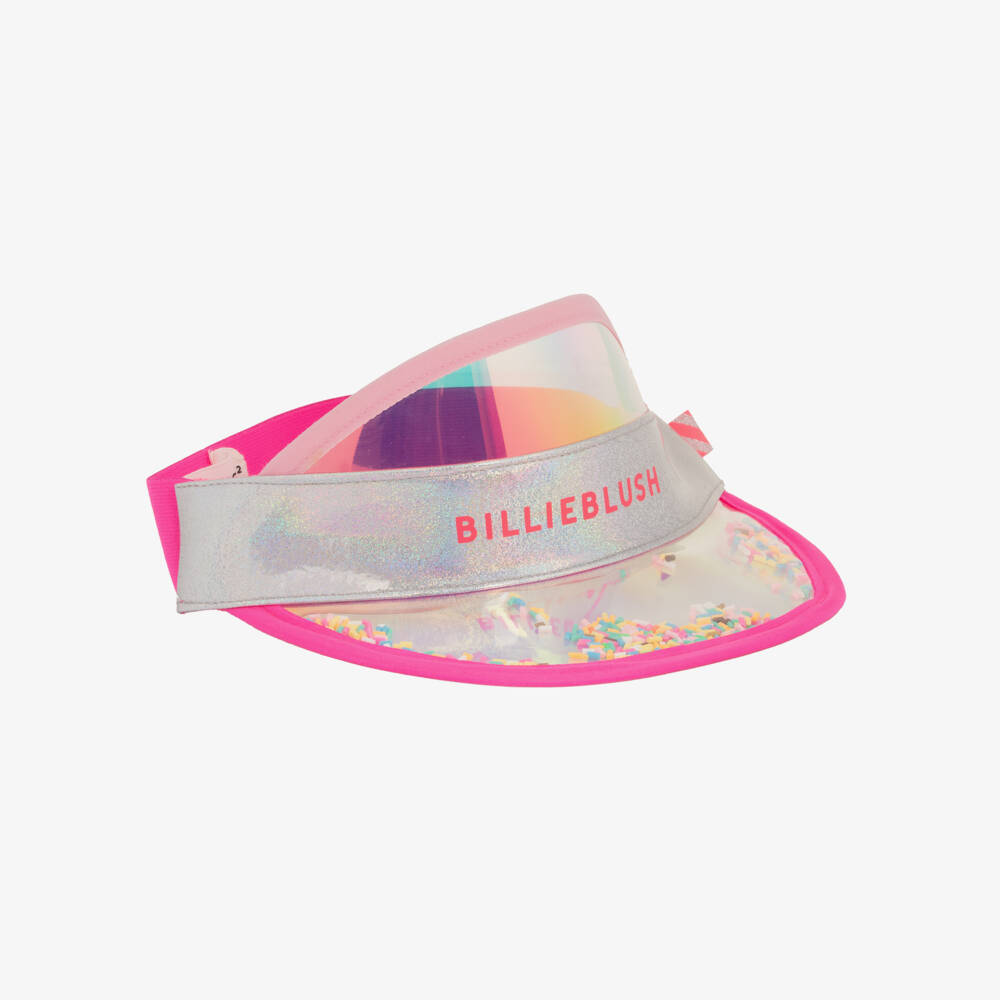Billieblush-Girls Silver & Pink Transparent Sun Visor | Childrensalon