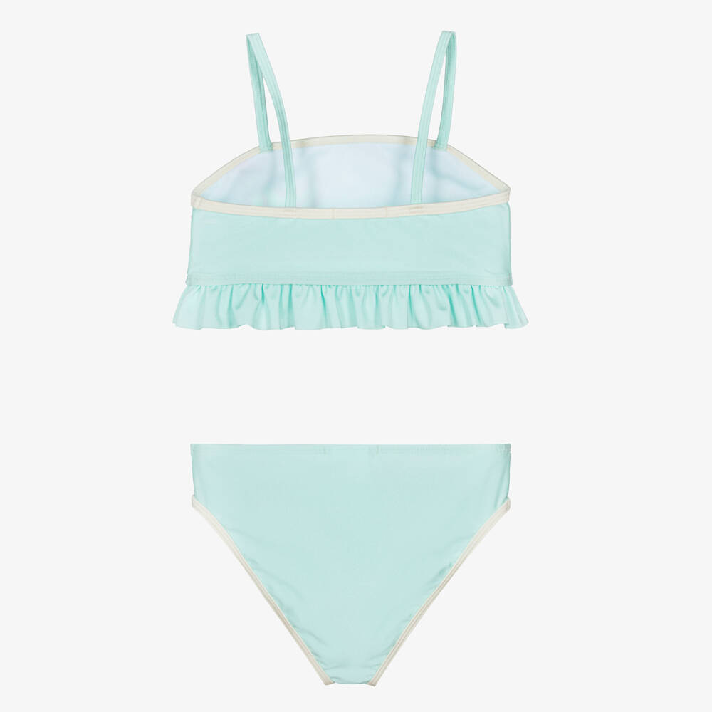 Billieblush-Girls Turquoise Blue Starfish Bikini | Childrensalon
