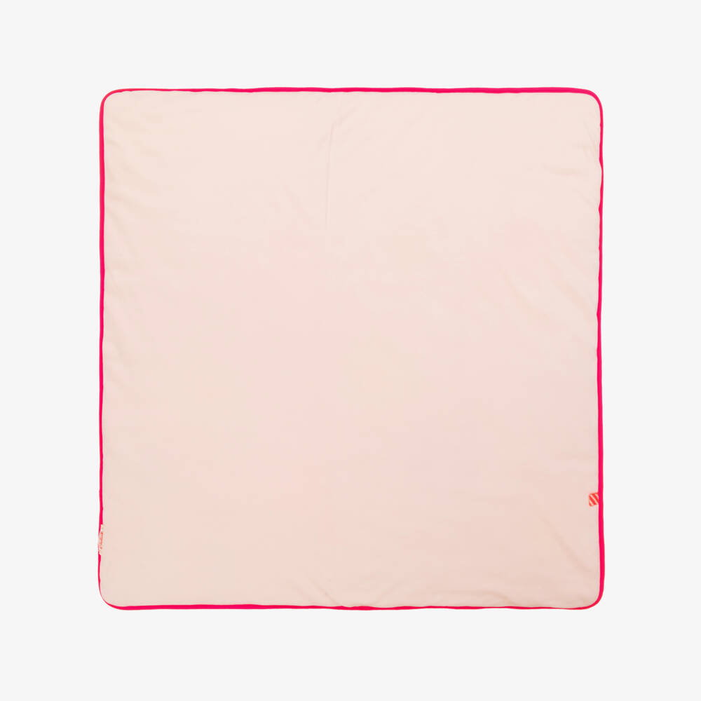 Billieblush-Pink Padded Cotton Star Blanket (76cm) | Childrensalon