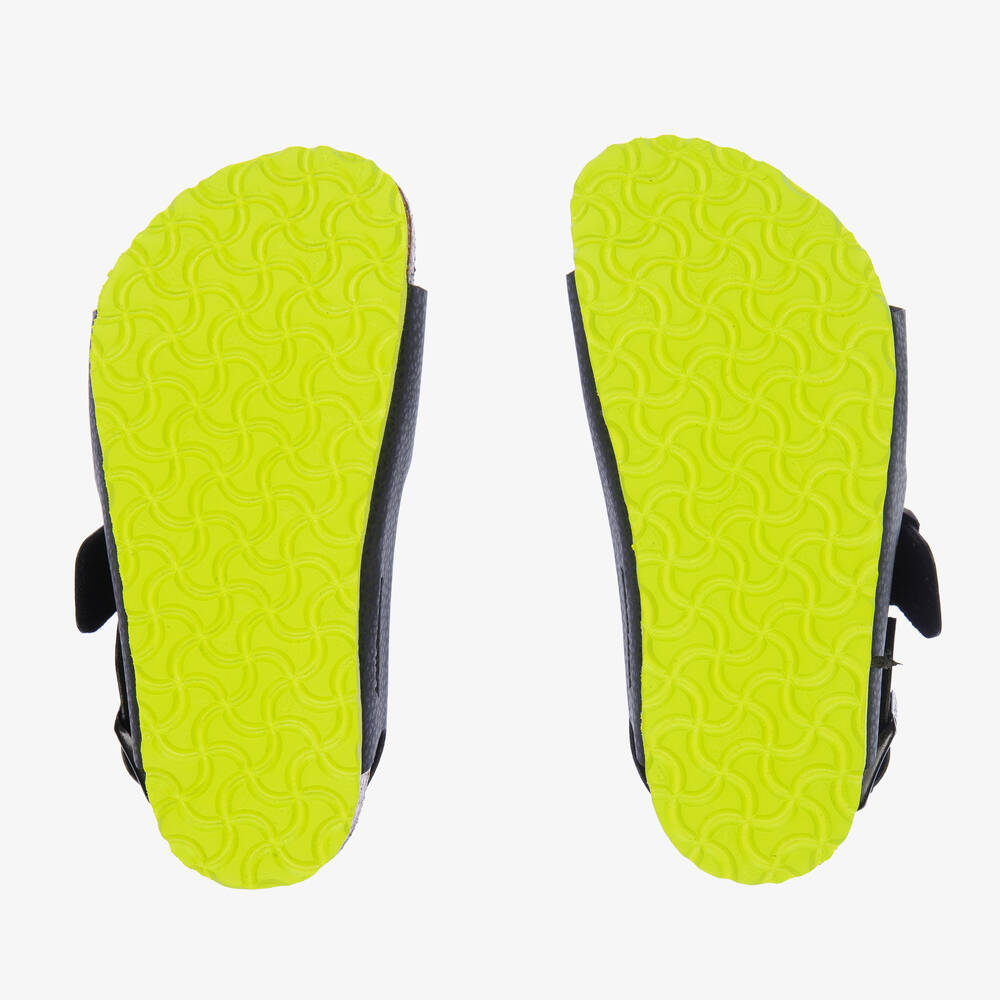 Birkenstock-Boys Black Buckled Sandals | Childrensalon