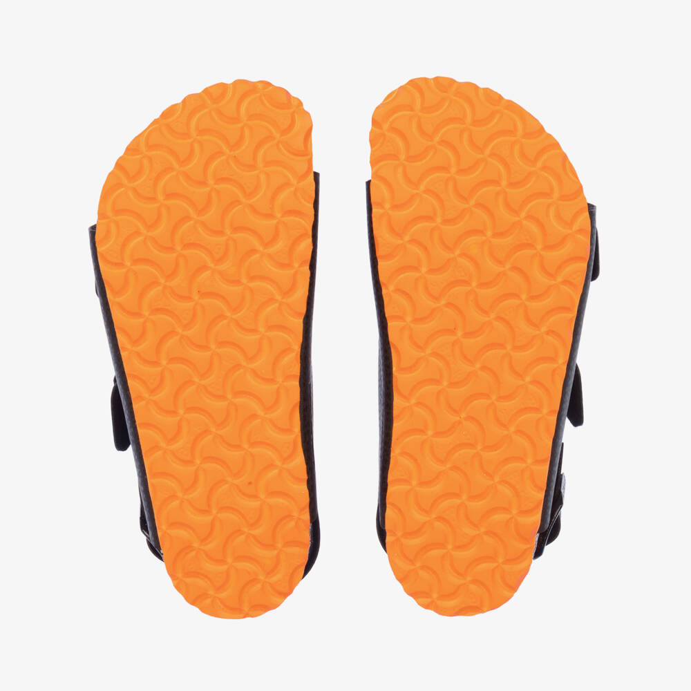 Birkenstock-Boys Black Milano Sandals | Childrensalon