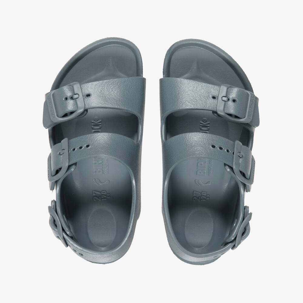 Birkenstock-Boys Grey Milano EVA Sandals | Childrensalon