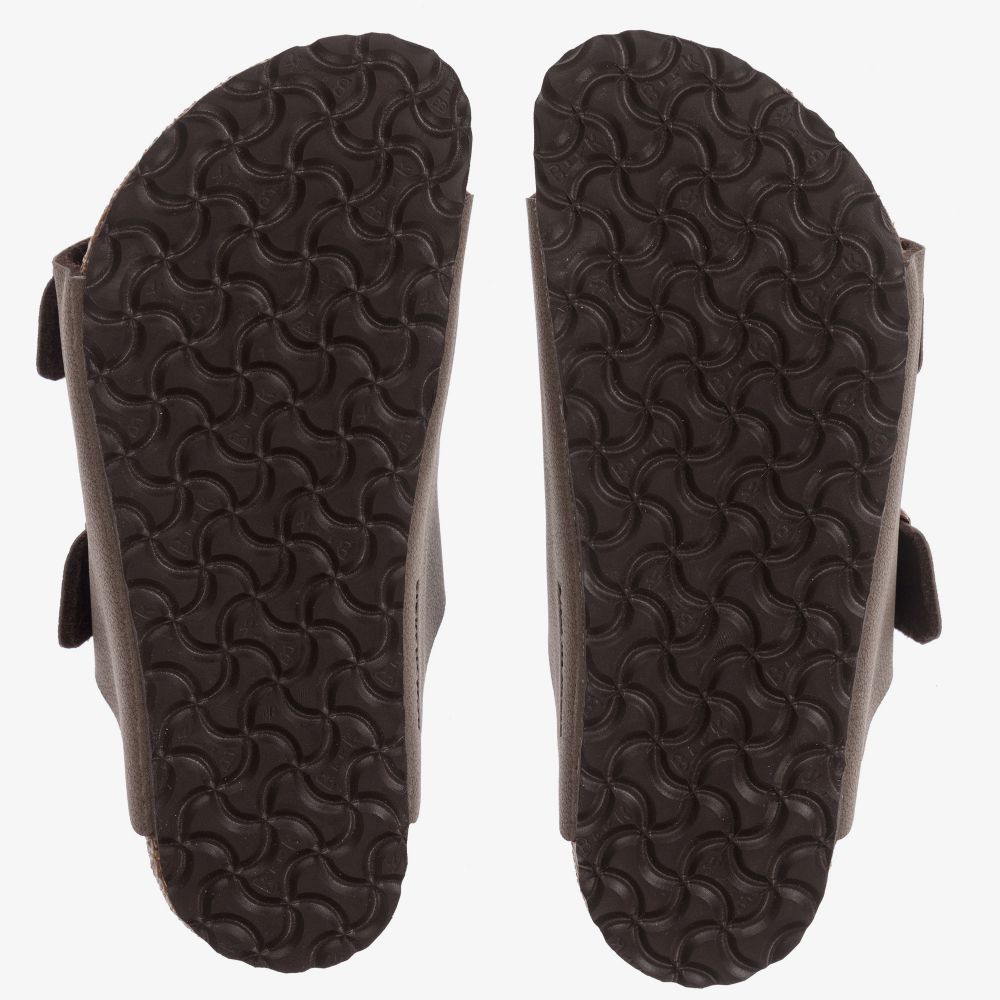 Birkenstock-Brown Buckle Sandals | Childrensalon