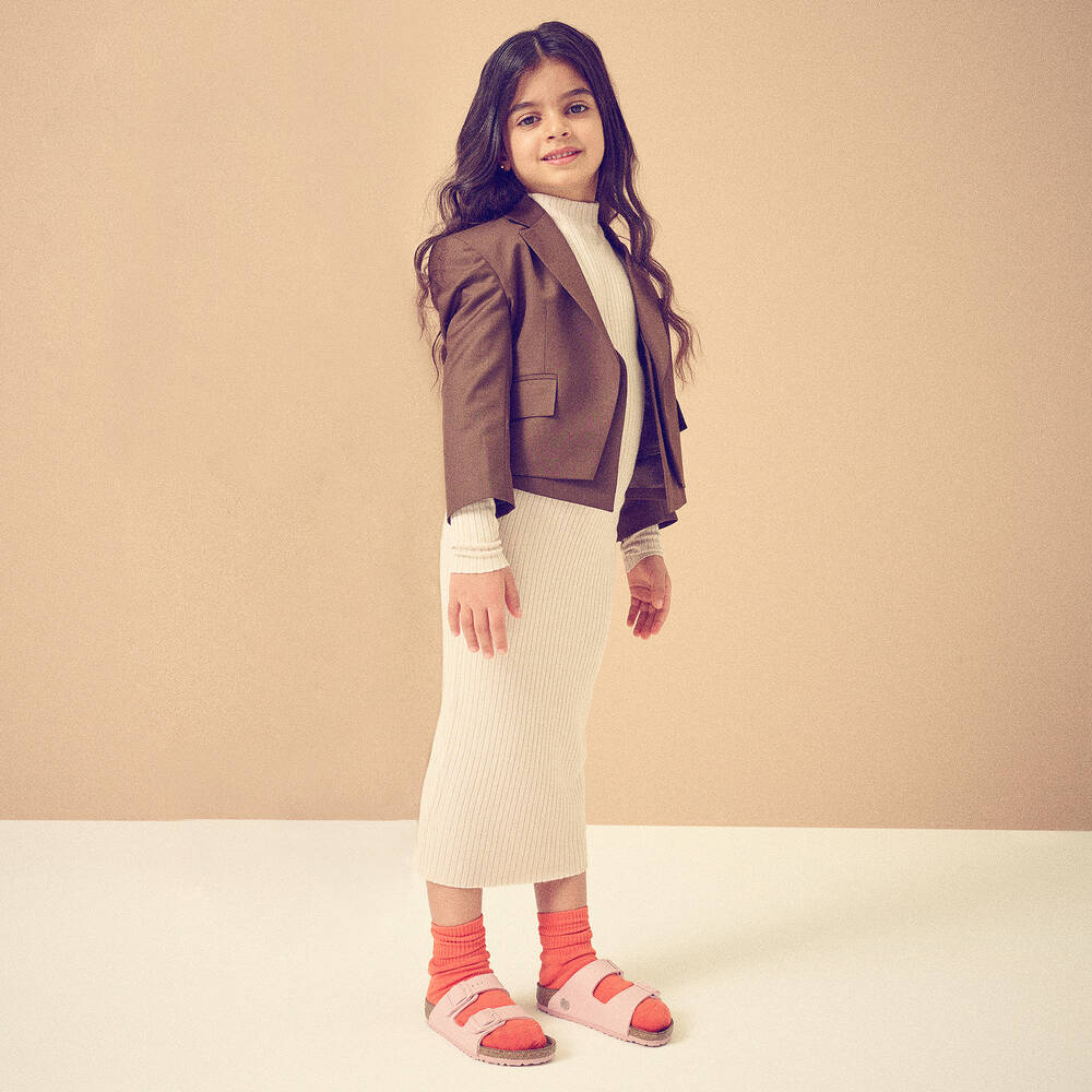 Birkenstock-Girls Pink Buckle Sandals | Childrensalon