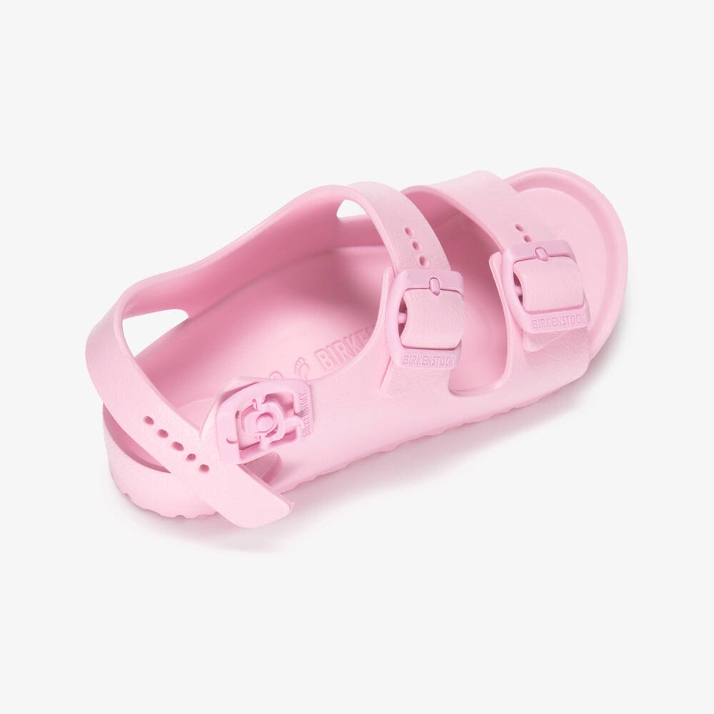 Birkenstock-Girls Pink Milano EVA Sandals | Childrensalon