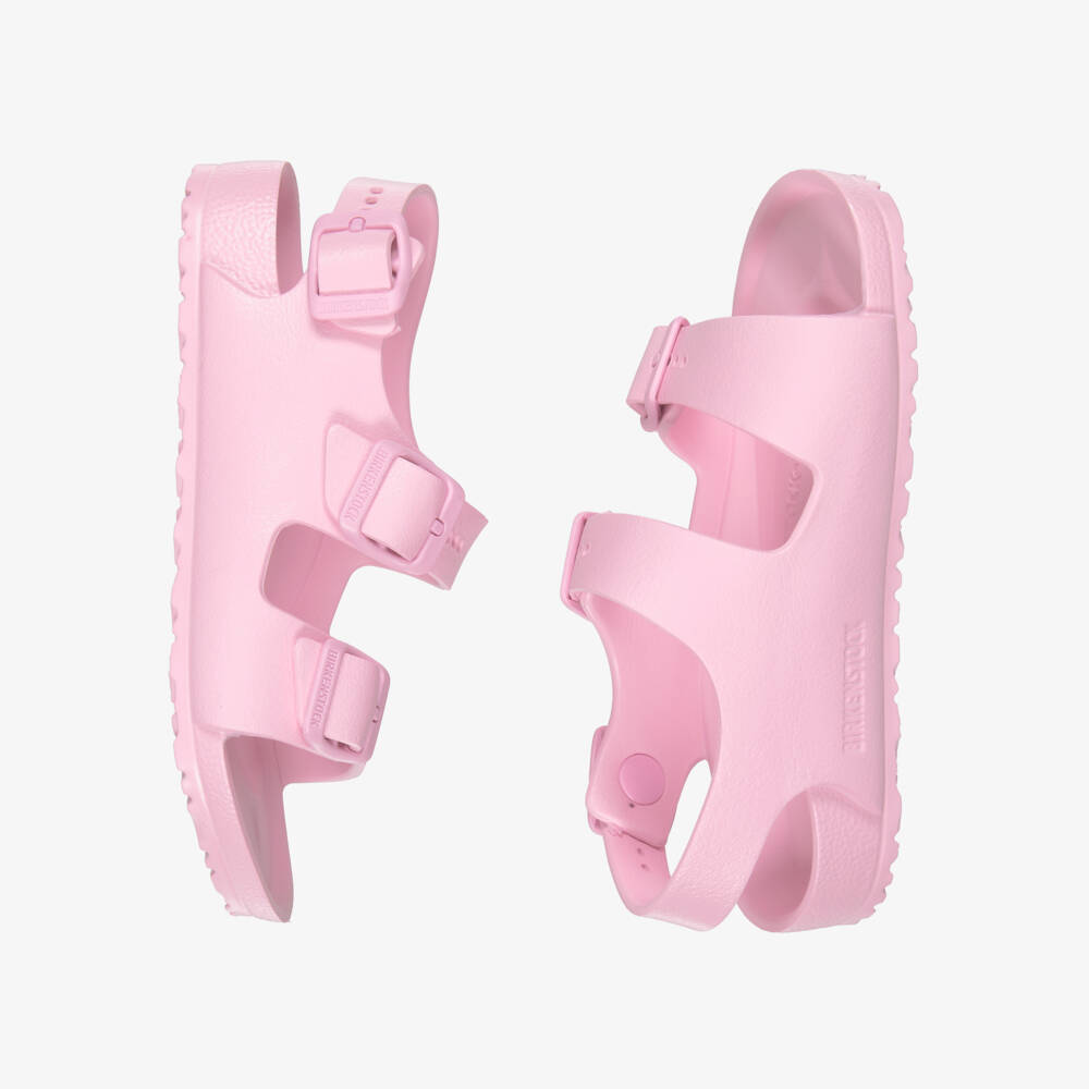 Birkenstock-Girls Pink Milano EVA Sandals | Childrensalon