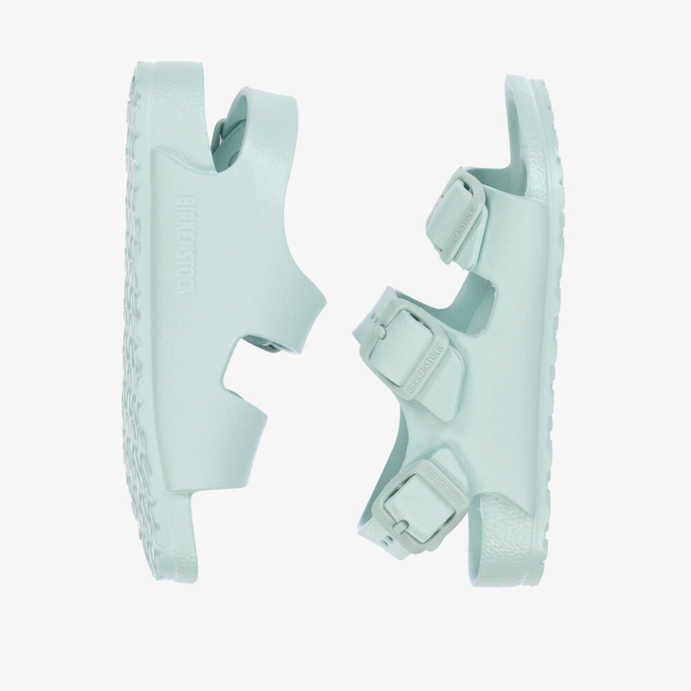 Birkenstock-Green Milano Buckle Sandals | Childrensalon