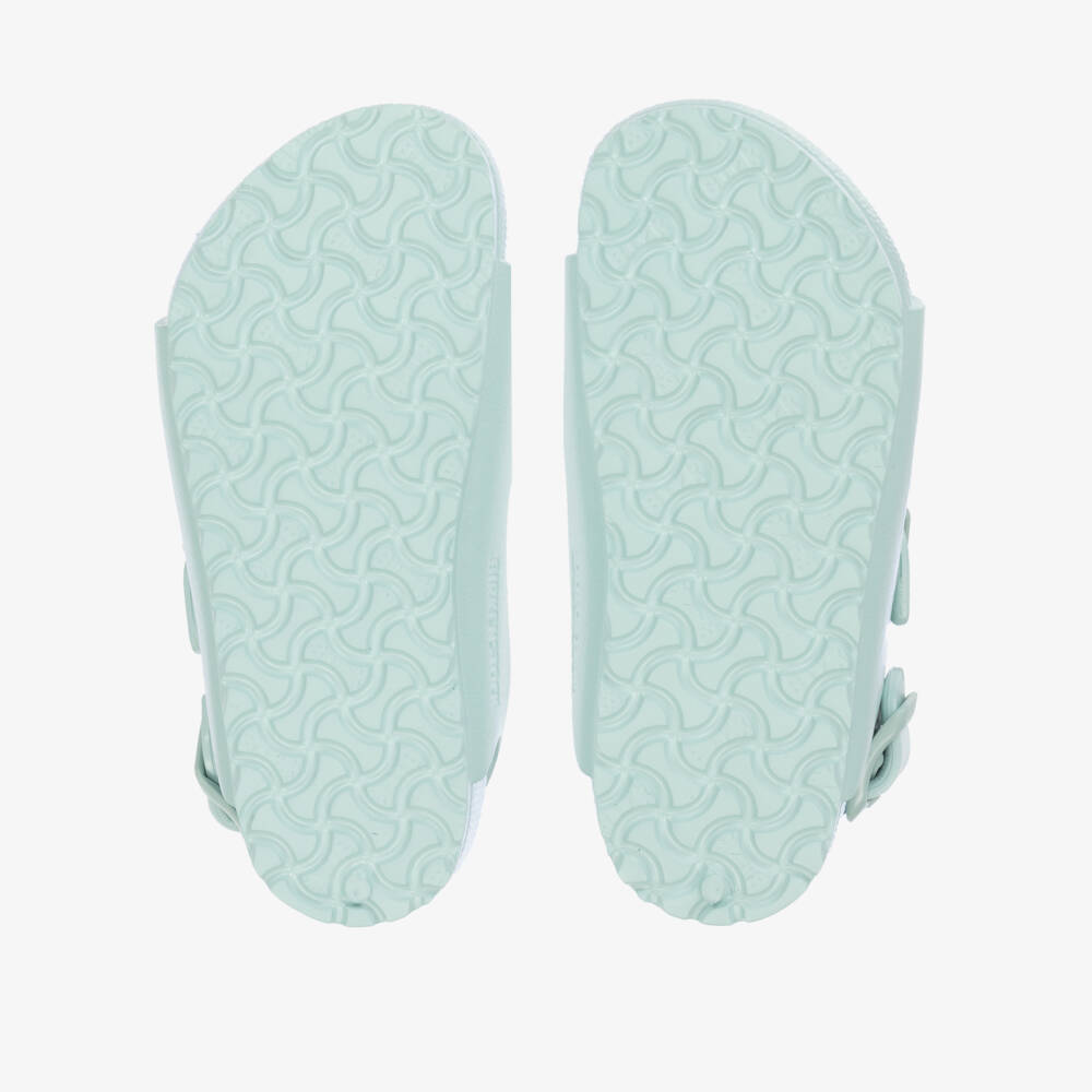 Birkenstock-صندل ميلانو بإبزيم لون اخضر فاتح | Childrensalon