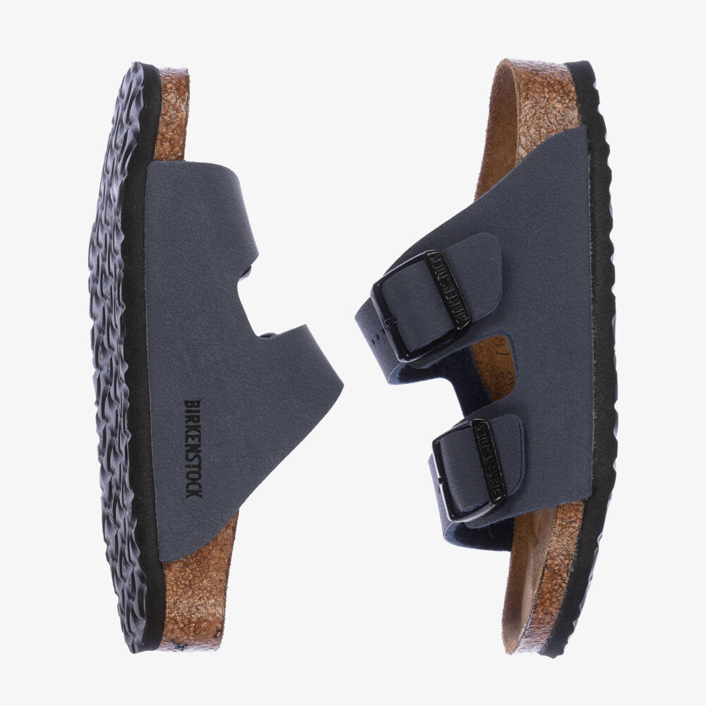 Birkenstock-Navy Blue Arizona Sandals | Childrensalon