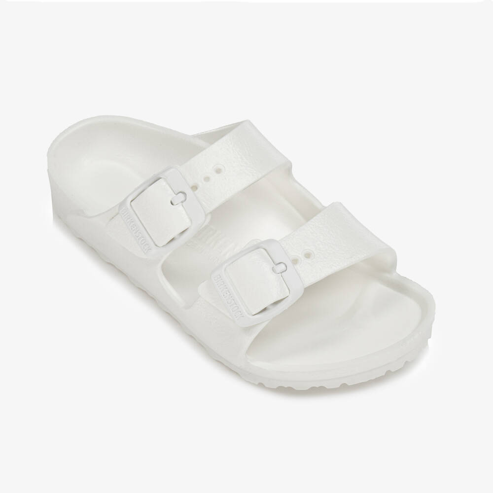 Birkenstock-White Arizona Eva Sandals | Childrensalon