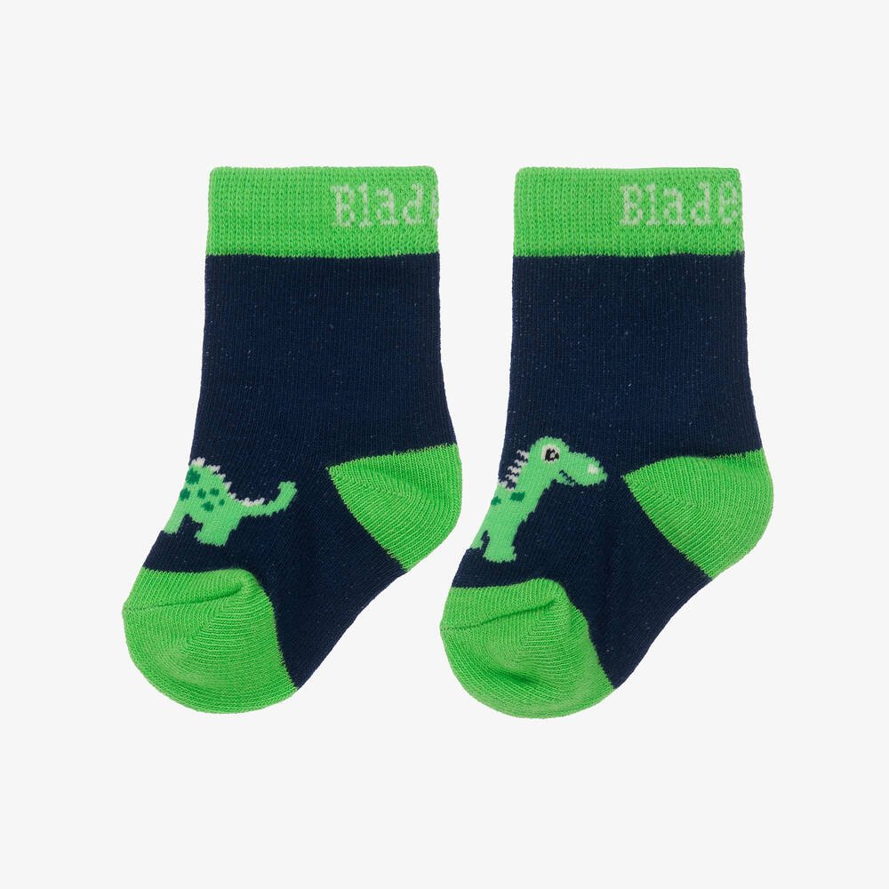 Blade Rose Boys Blue Maple The Dino Socks Childrensalon
