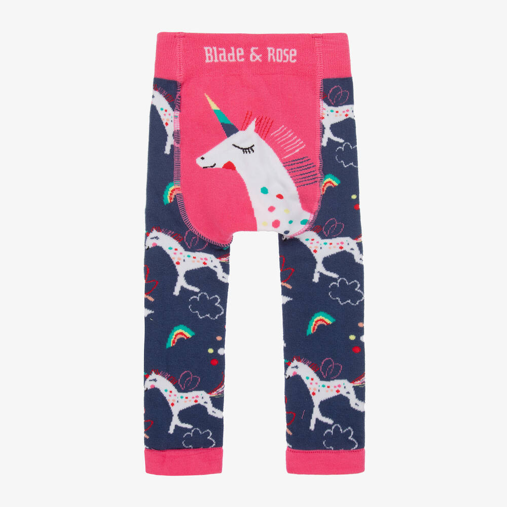 Blade & Rose-Girls Blue It's Just A Fairytale Leggings | Childrensalon