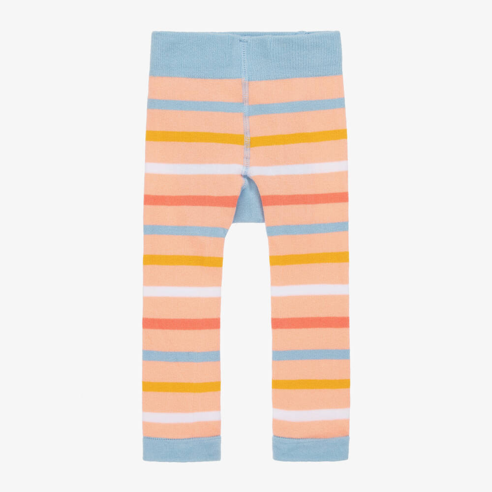 Blade & Rose-Girls Pink Horse Striped Leggings | Childrensalon