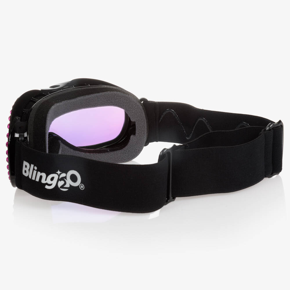 Bling2o-Black & Pink Ski Goggles | Childrensalon