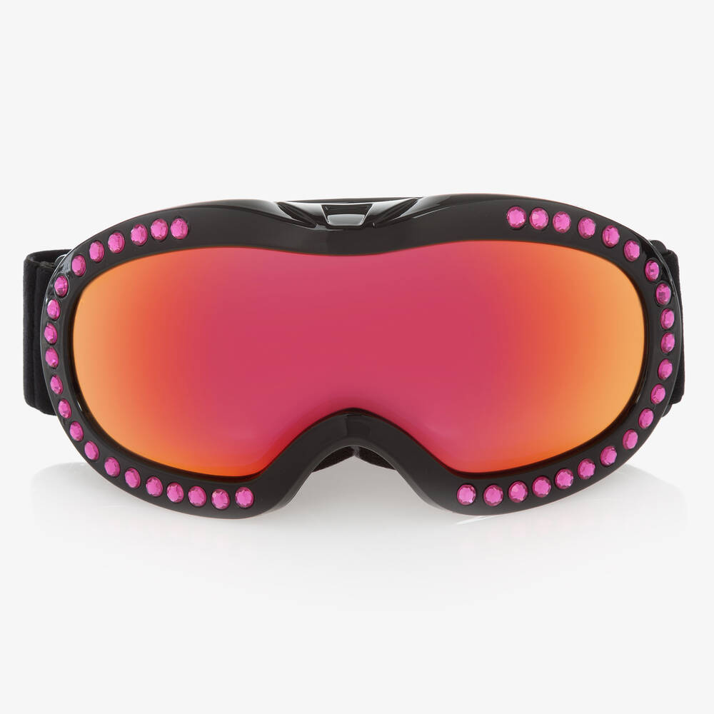 Bling2o-Black & Pink Ski Goggles | Childrensalon