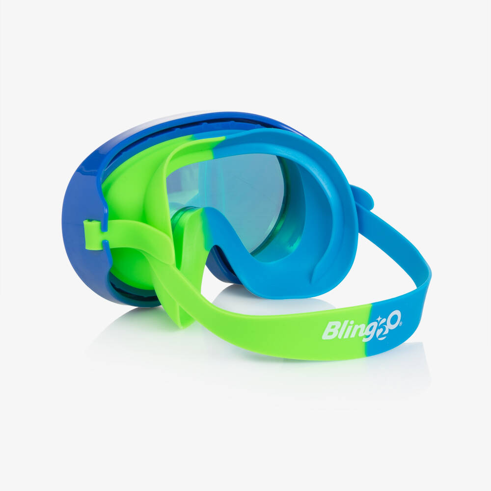 Bling2o-Blue & Green UV Protective & Anti-Fog Swimming Mask | Childrensalon