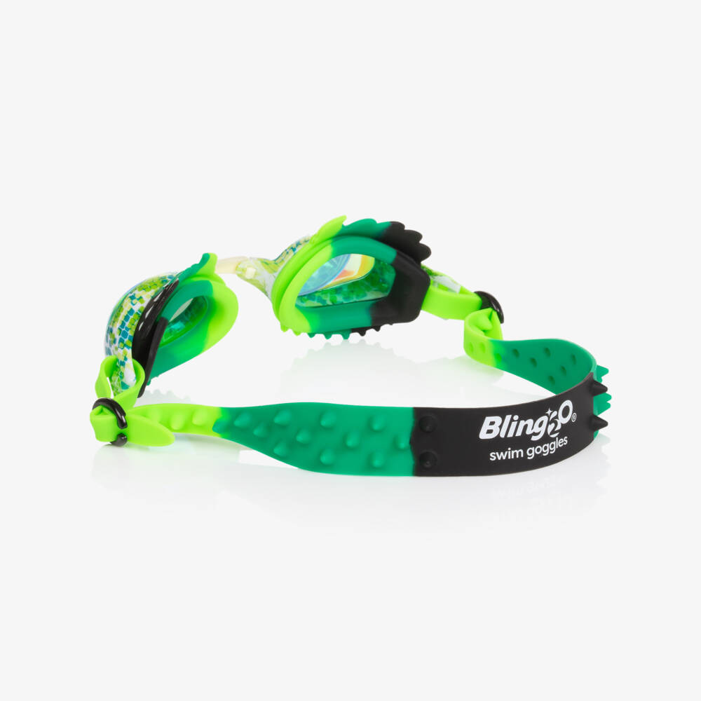 Bling2o-Boys Green Snake Swimming Goggles | Childrensalon