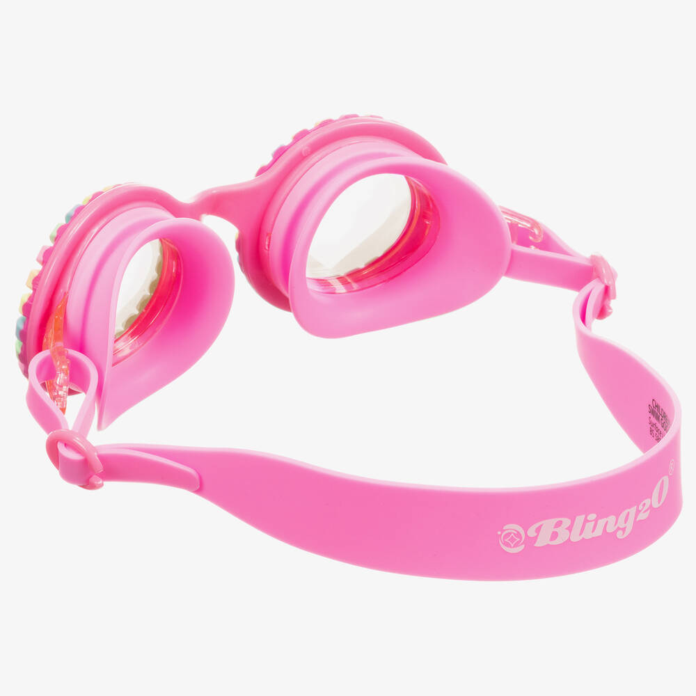 Bling2o-Girls Pink Candy Swimming Goggles | Childrensalon