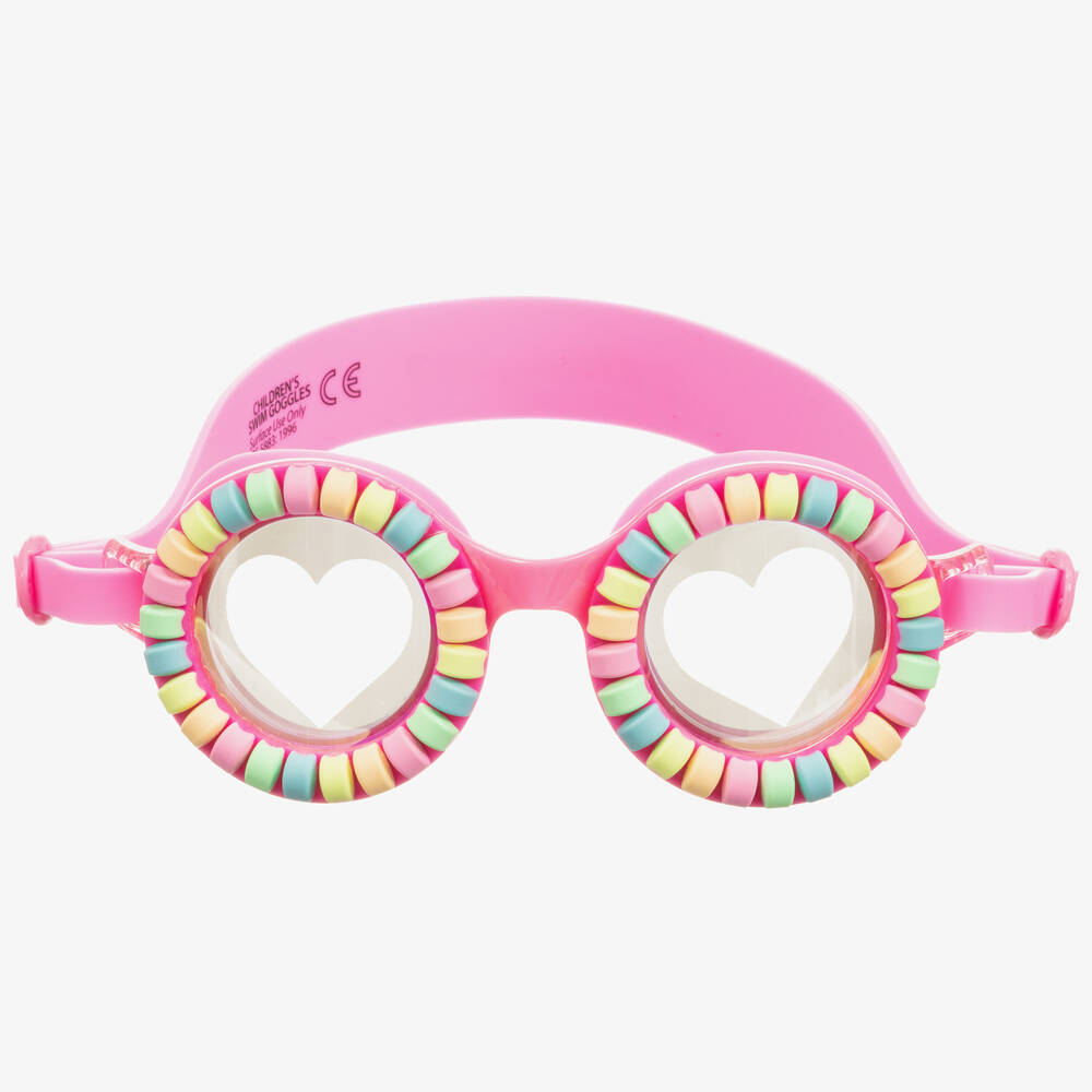 Bling2o-Girls Pink Candy Swimming Goggles | Childrensalon