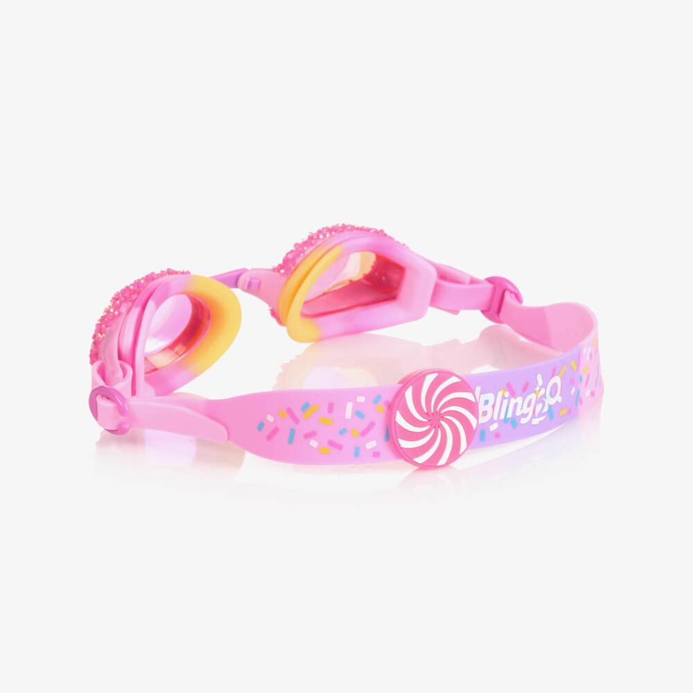 Bling2o-Розовые очки для плавания с блестками для девочек | Childrensalon