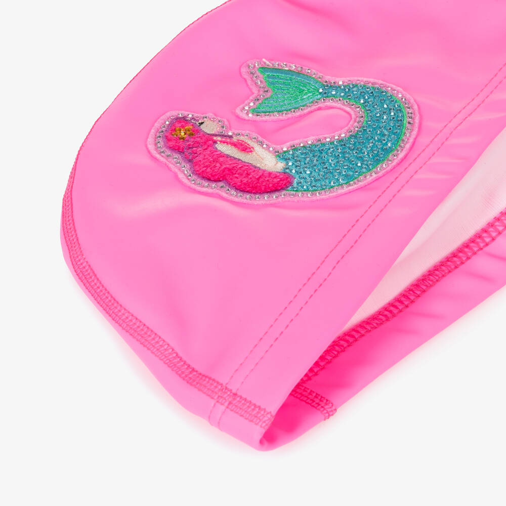 Bling2o-Girls Pink Mermaid Swimming Cap  | Childrensalon