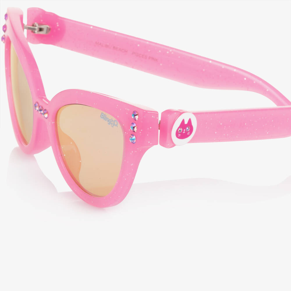 Bling2o-Girls Pink Mirrored Sunglasses UVA/UVB 400 | Childrensalon