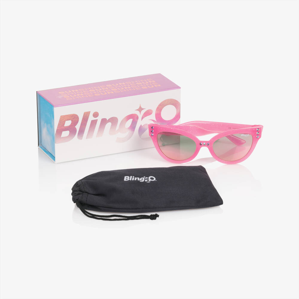 Bling2o-Girls Pink Mirrored Sunglasses UVA/UVB 400 | Childrensalon