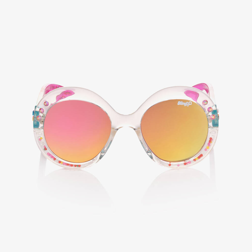 Bling2o-Girls Pink Sprinkle Sunglasses (UVA/UVB) | Childrensalon