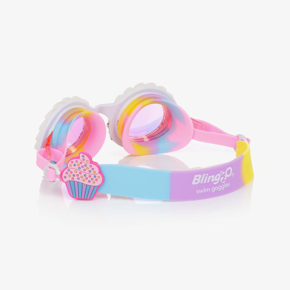 Bling2o-Girls Pink Sprinkle Swimming Goggles | Childrensalon