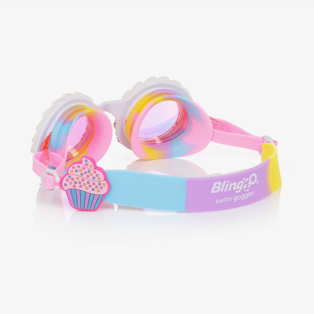 Bling2o-Girls Pink Sprinkle Swimming Goggles | Childrensalon