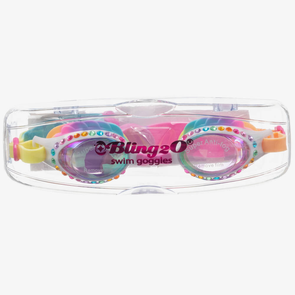 Bling2o-Girls Pink Unicorn Swimming Goggles | Childrensalon