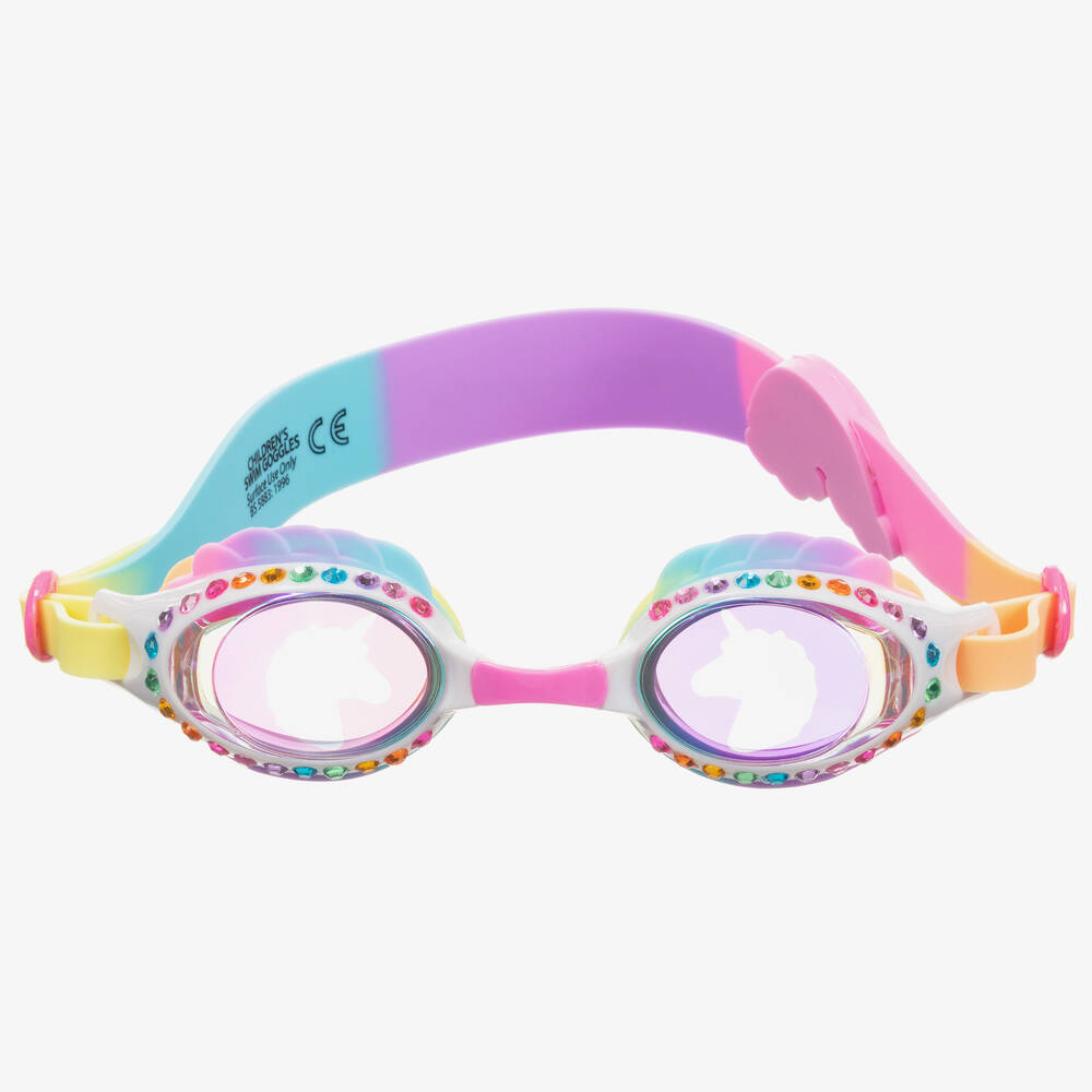 Bling2o-Girls Pink Unicorn Swimming Goggles | Childrensalon
