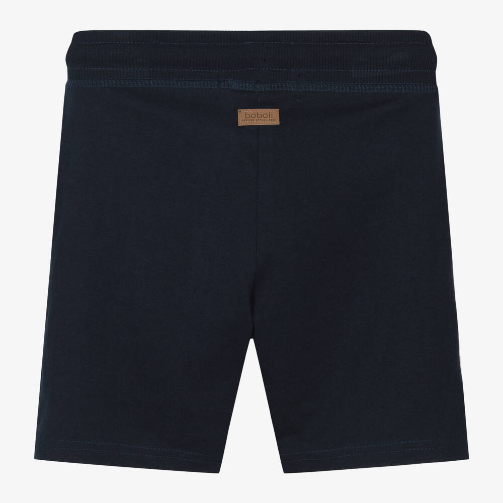 Boboli-Boys Blue Cotton Shorts | Childrensalon