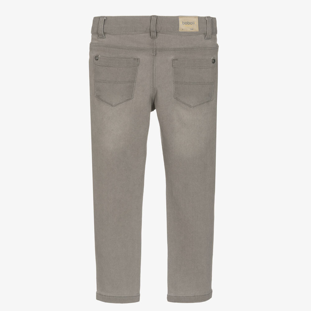 Boboli Boys Grey Denim Skinny Jeans Childrensalon