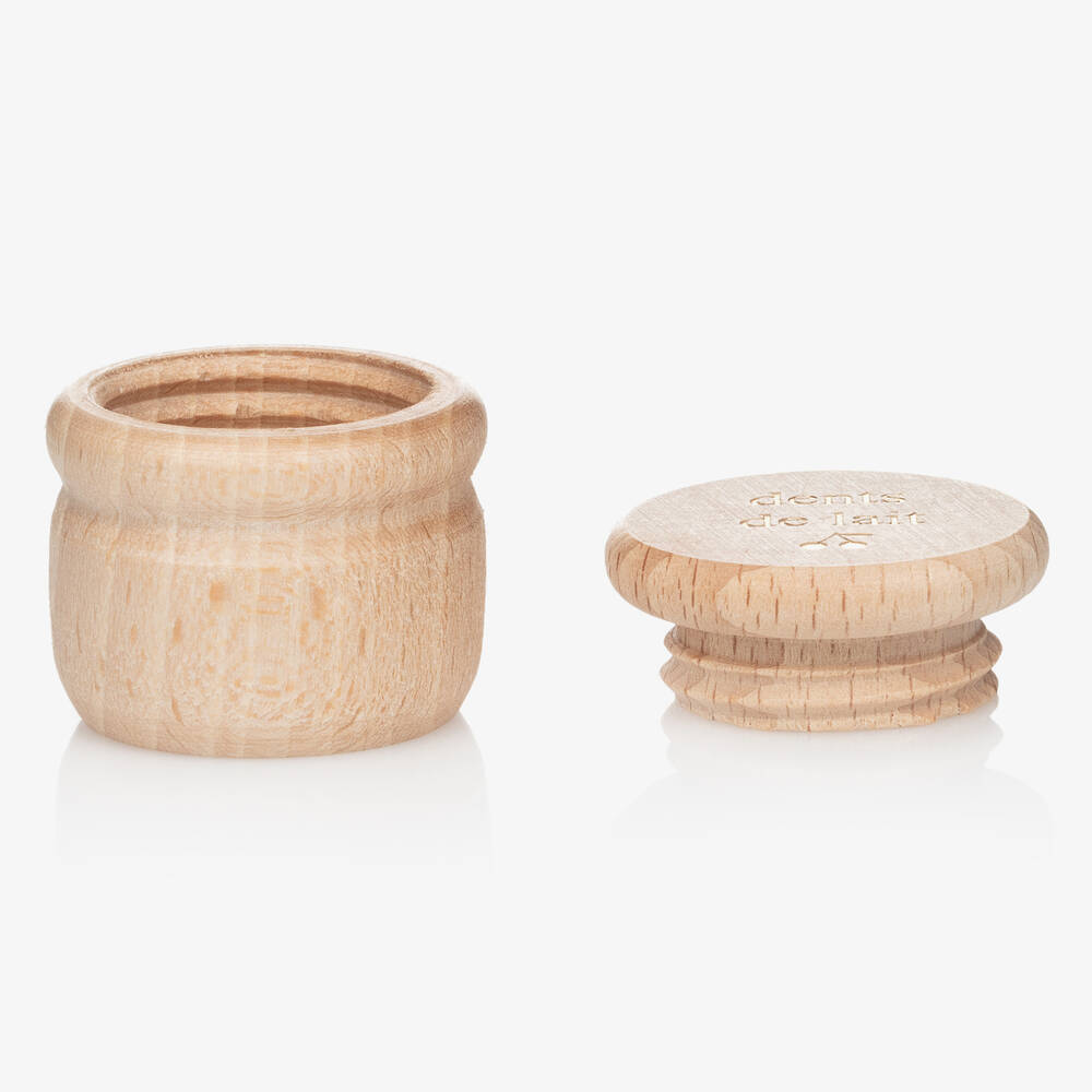 Bonpoint-Beige Wooden Milk Teeth Box (3cm) | Childrensalon
