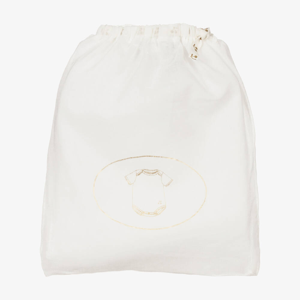 Bonpoint-Blue & Ivory Cotton Bodyvests (3 Pack) | Childrensalon