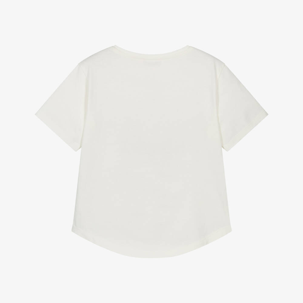 Bonpoint-Girls Ivory Organic Cotton | Childrensalon