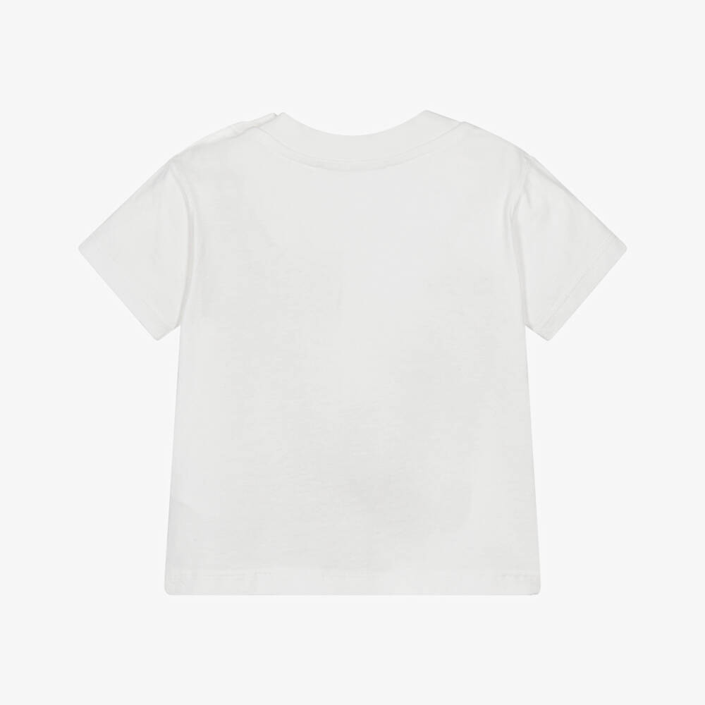 Bonpoint-Girls Ivory Organic Cotton Cherry Print T-Shirt | Childrensalon