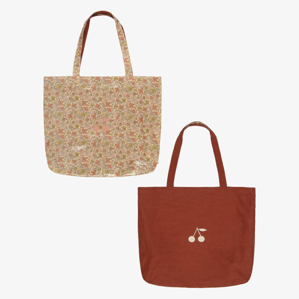Bonpoint-Girls Reversible Tote Bag in Liberty Fabric (38cm) | Childrensalon