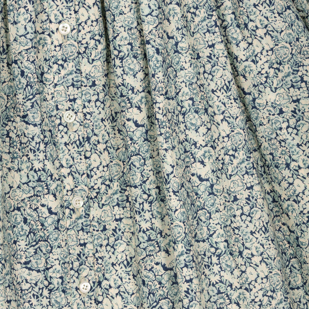 Bonpoint-Girls Smocked Blue Floral Liberty Fabric Dress | Childrensalon