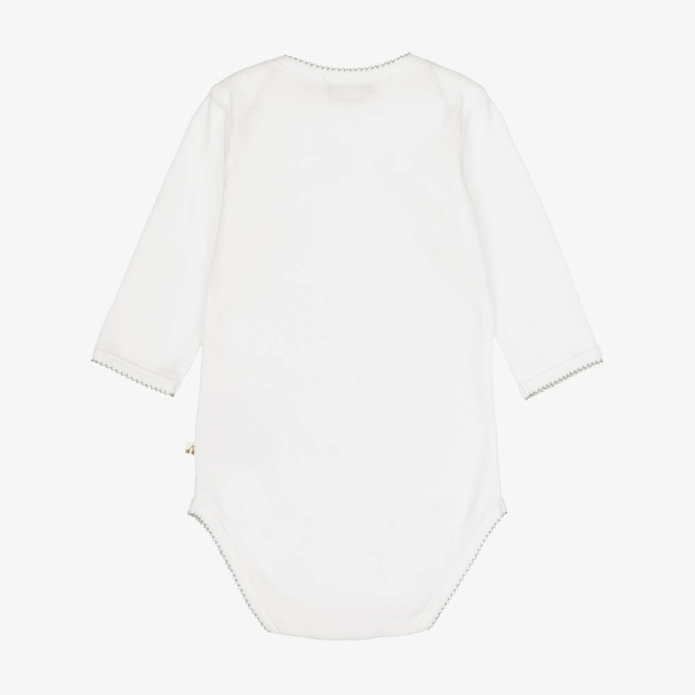 Bonpoint-Ivory Bodyvests & Soft Toy Gift Set | Childrensalon