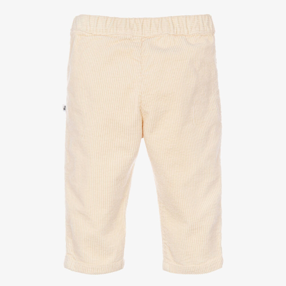 Bonpoint-Ivory Corduroy Pull-On Trousers | Childrensalon