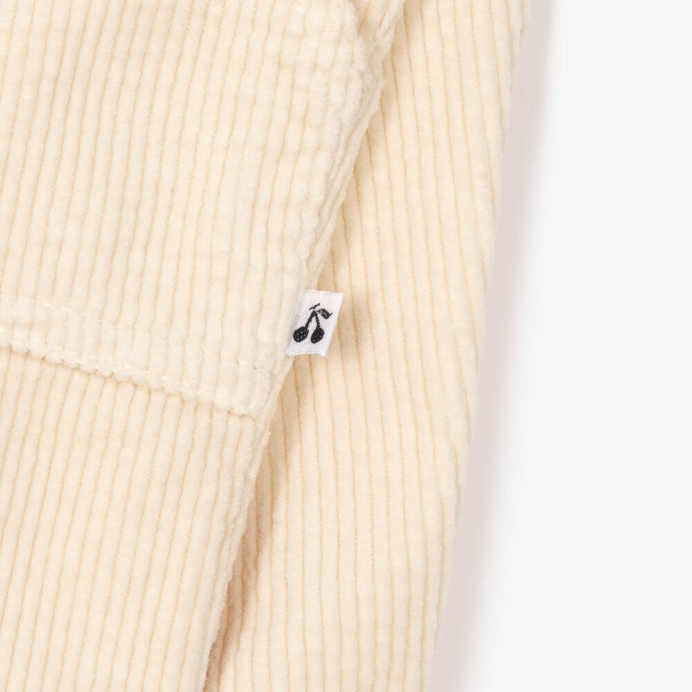 Bonpoint-Ivory Corduroy Pull-On Trousers | Childrensalon